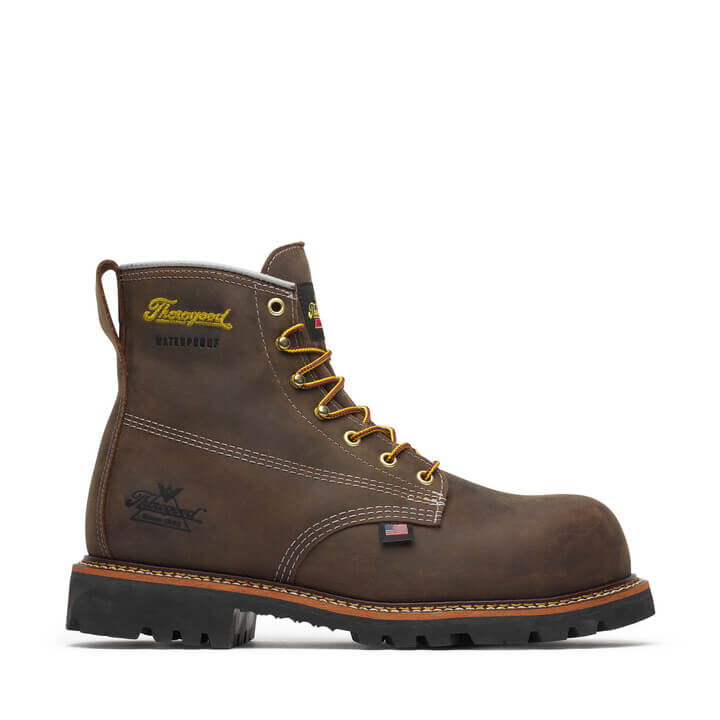 American Legacy Series 8” Crazyhorse Nano Toe Waterproof Work Boot