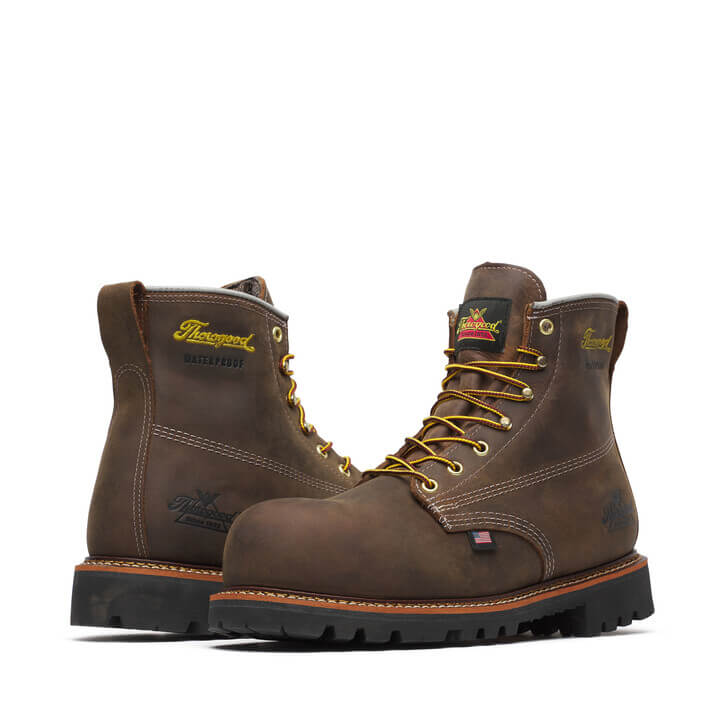 American Legacy Series 8” Crazyhorse Nano Toe Waterproof Work Boot