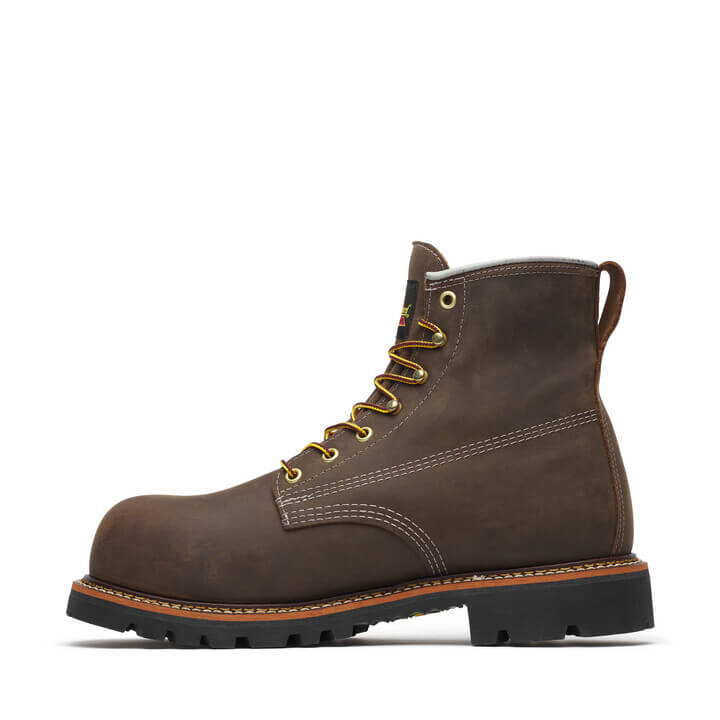 American Legacy Series 8” Crazyhorse Nano Toe Waterproof Work Boot