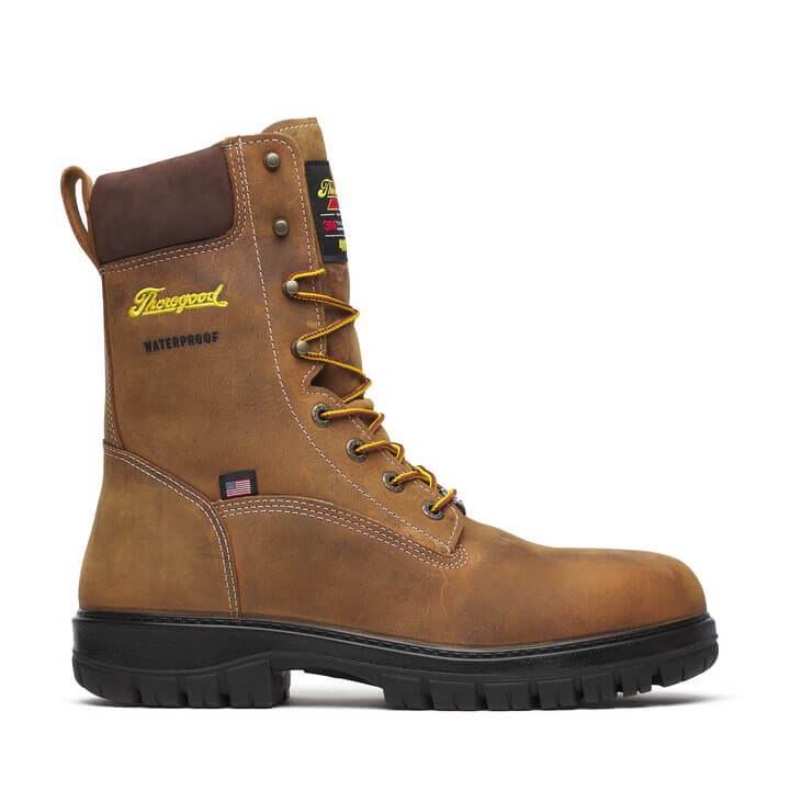 Genesis Series 8″ Chestnut Safety Toe Waterproof Insulated Work Boot