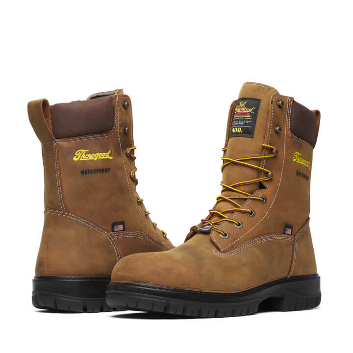 Genesis Series 8″ Chestnut Safety Toe Waterproof Insulated Work Boot