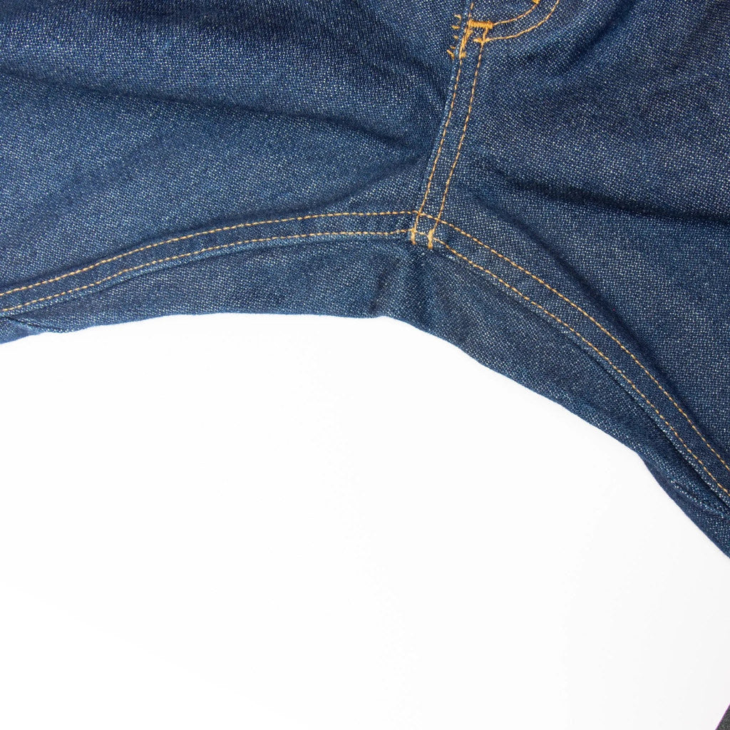Men's Boot Cut Jean with Gusset - Dark Stonewash