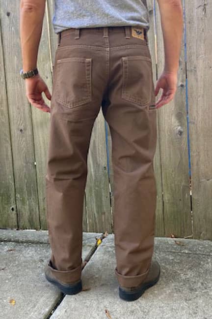 Discontinued Sizes - Canvas Utility Work Pant - Timber Brown