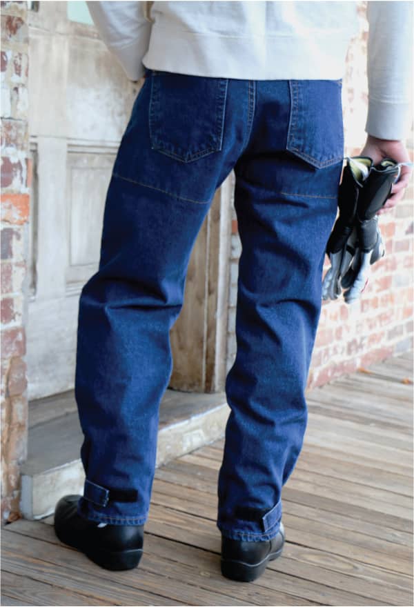 Discontinued Sizes - Defender® Motorcycle Jean - Dark Stonewash
