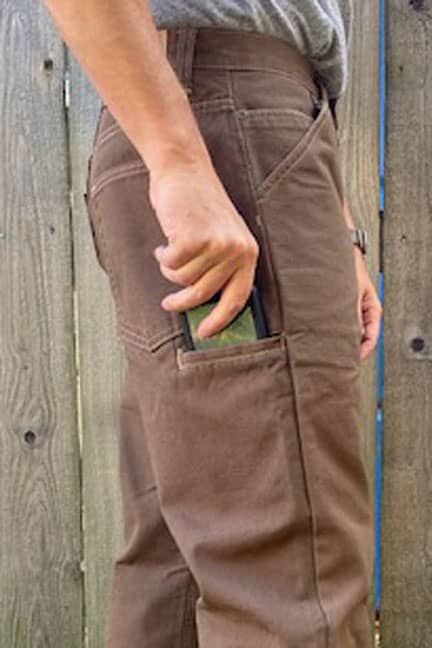 Discontinued Sizes - Canvas Utility Work Pant - Timber Brown