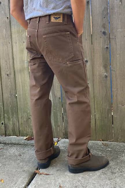 Discontinued Sizes - Canvas Utility Work Pant - Timber Brown