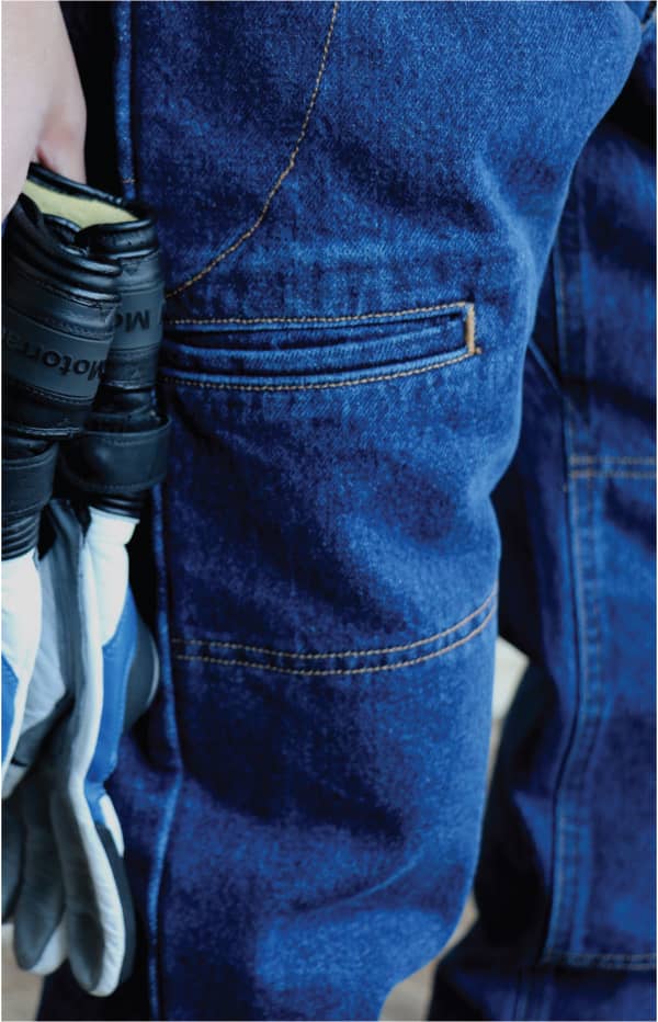 Discontinued Sizes - Defender® Motorcycle Jean - Dark Stonewash