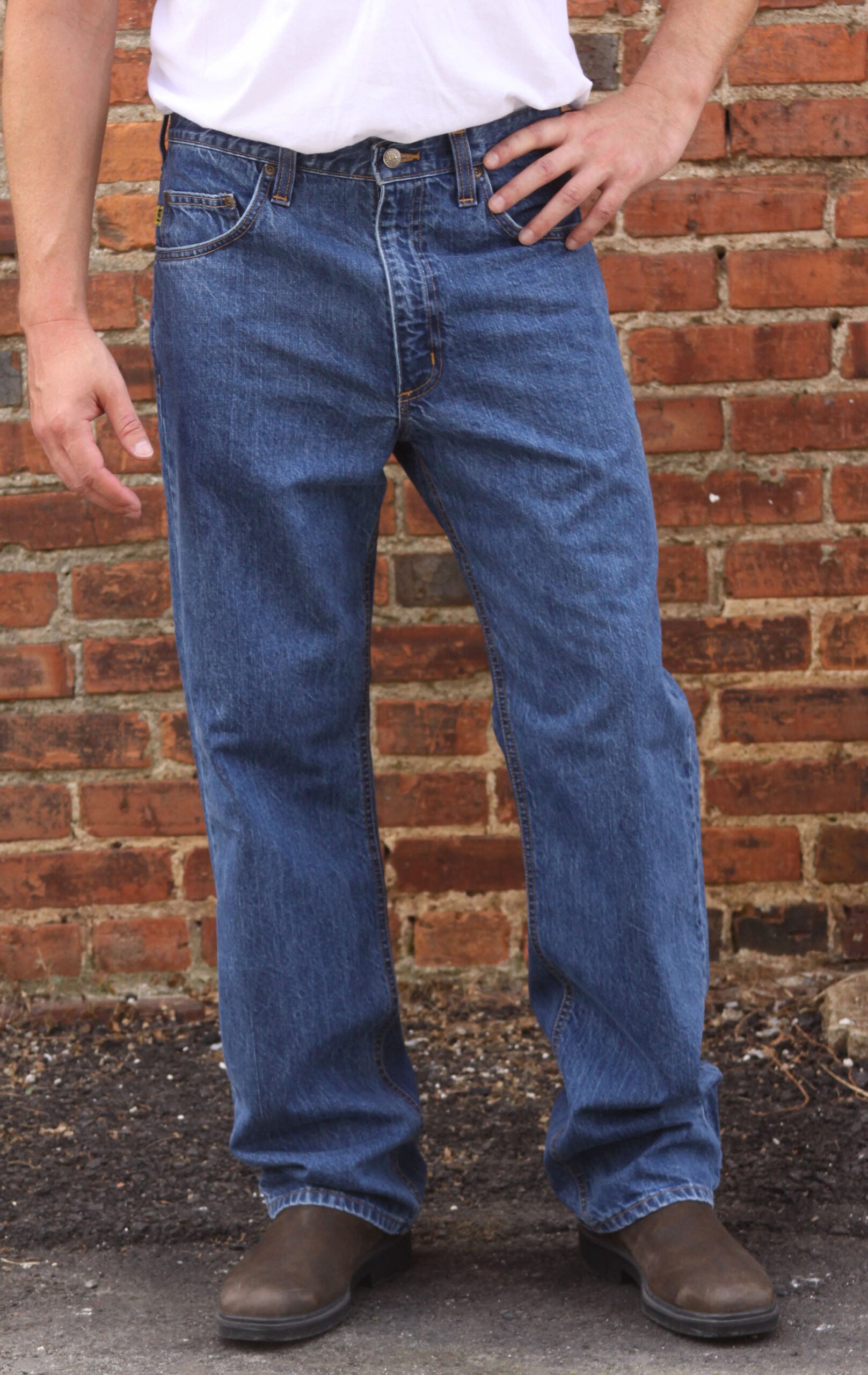 Regular Fit Straight Leg Selvedge Jean