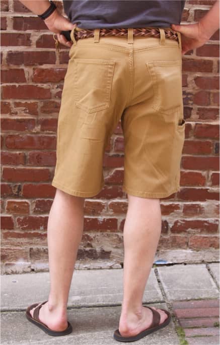 Stretch Canvas Six Pocket Short