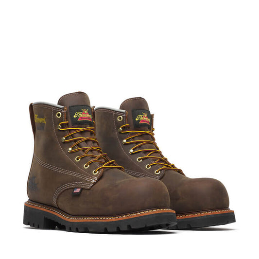 American Legacy Series 8” Crazyhorse Nano Toe Waterproof Work Boot