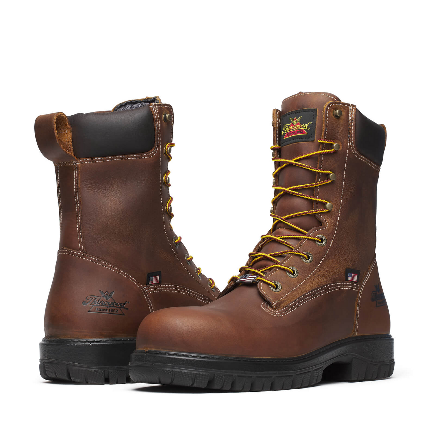 Genesis Series 8″ Bourbon Safety Toe Work Boot
