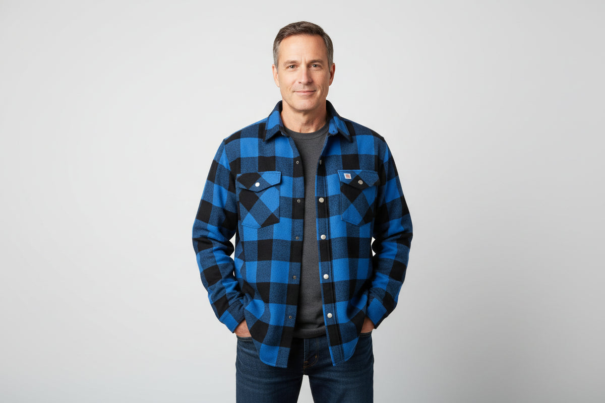 Quilt Lined Premium Flannel Work Shirt