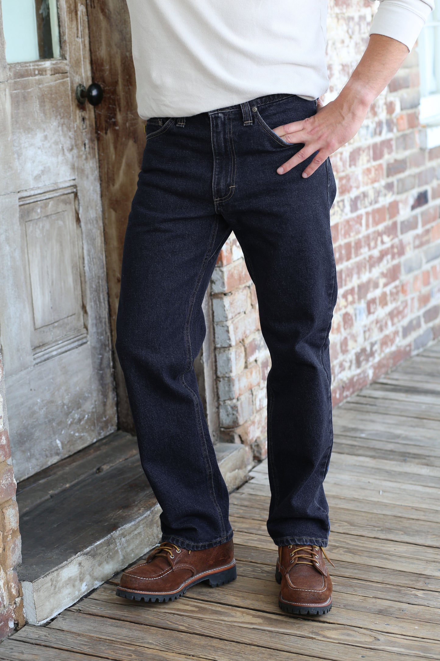 Stride Fit Mid-Wash Jeans