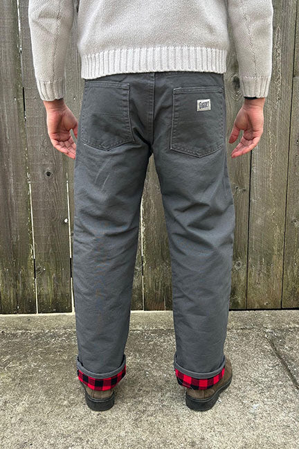 Flannel Lined Canvas Work Pant