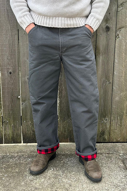 Flannel Lined Canvas Work Pant