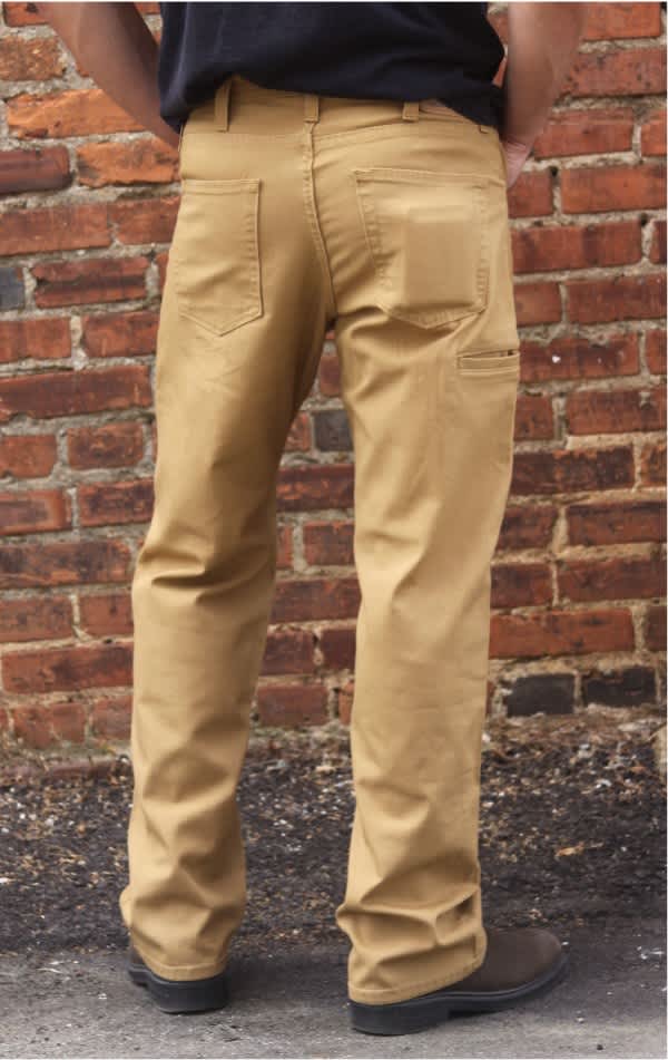 Easy Fit Stretch Canvas Six Pocket - Hickory