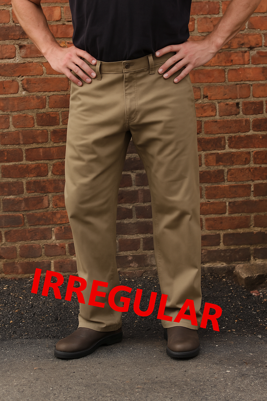 Easy Fit Stretch Canvas Six Pocket Khaki - IRREGULAR