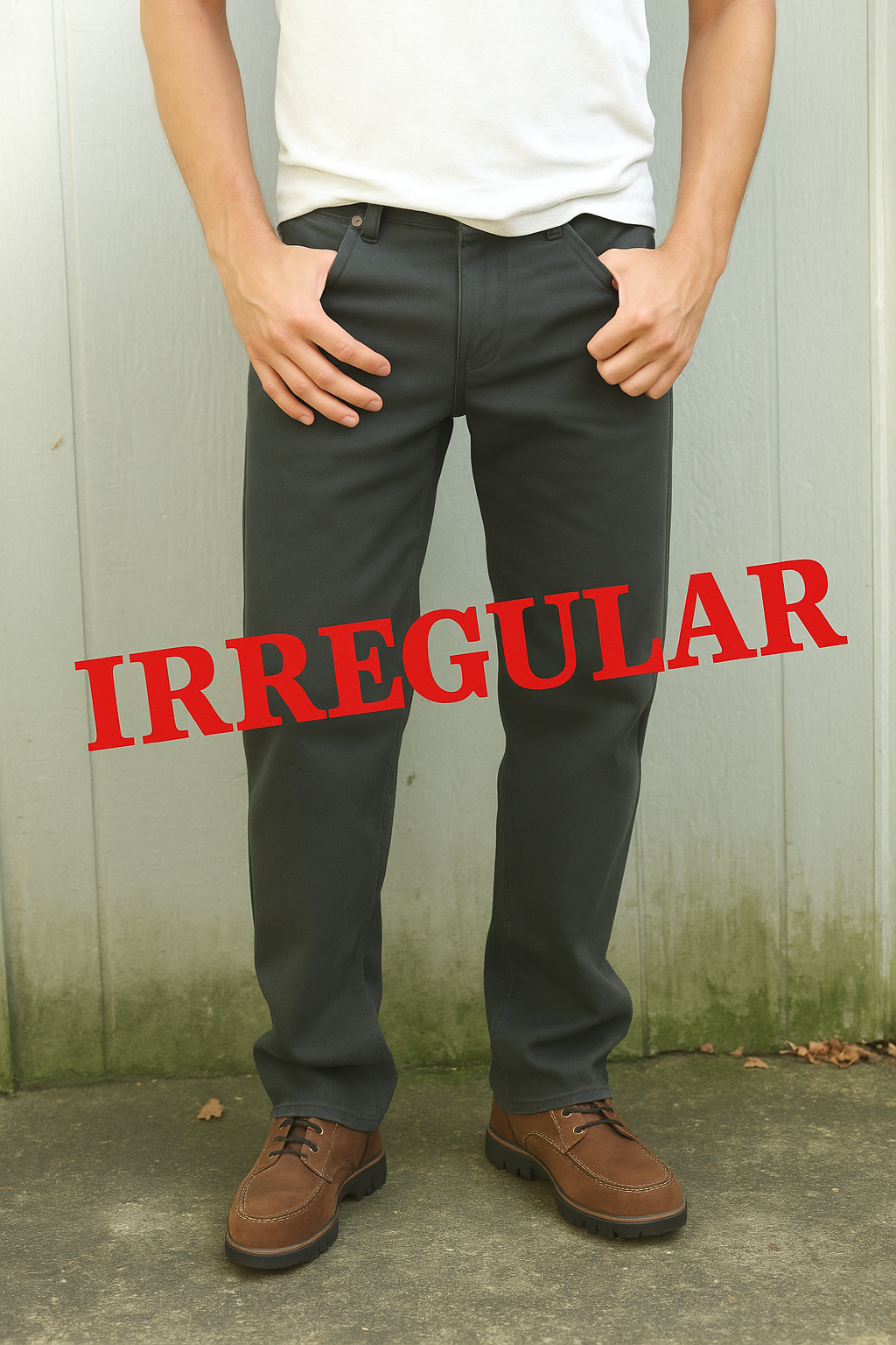 Easy Fit Canvas Pants - IRREGULAR