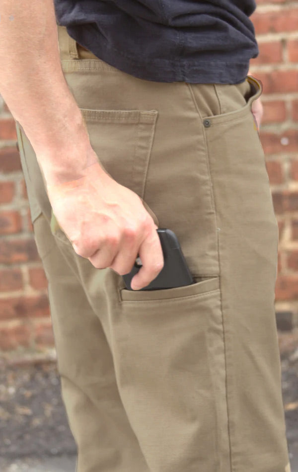 Easy Fit Stretch Canvas Six Pocket Pants – Diamond Gusset