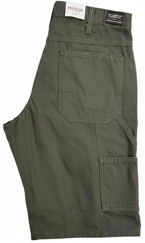 12 oz Duck Canvas Carpenter Short - Moss
