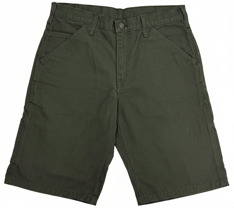 12 oz Duck Canvas Carpenter Short - Moss