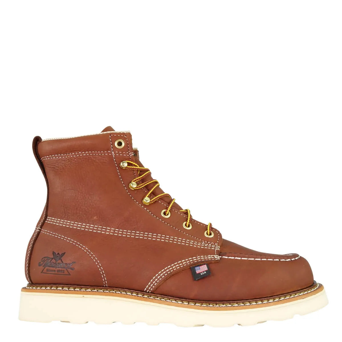 American Heritage 6″ Tobacco Moc Toe Work Boot