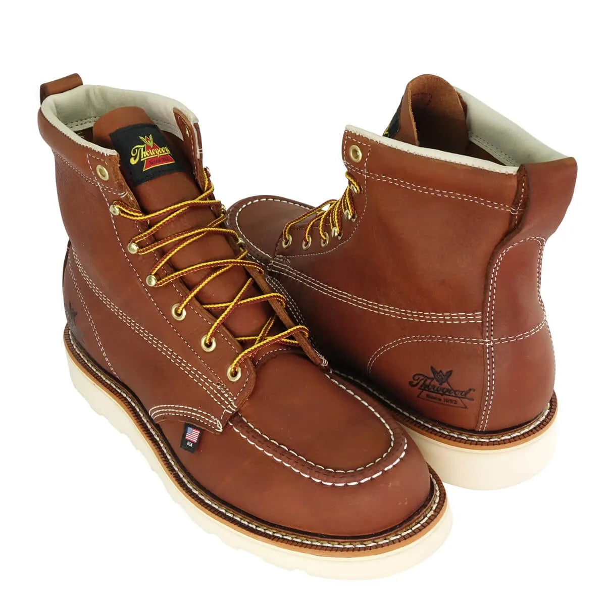 American Heritage 6″ Tobacco Moc Toe Work Boot