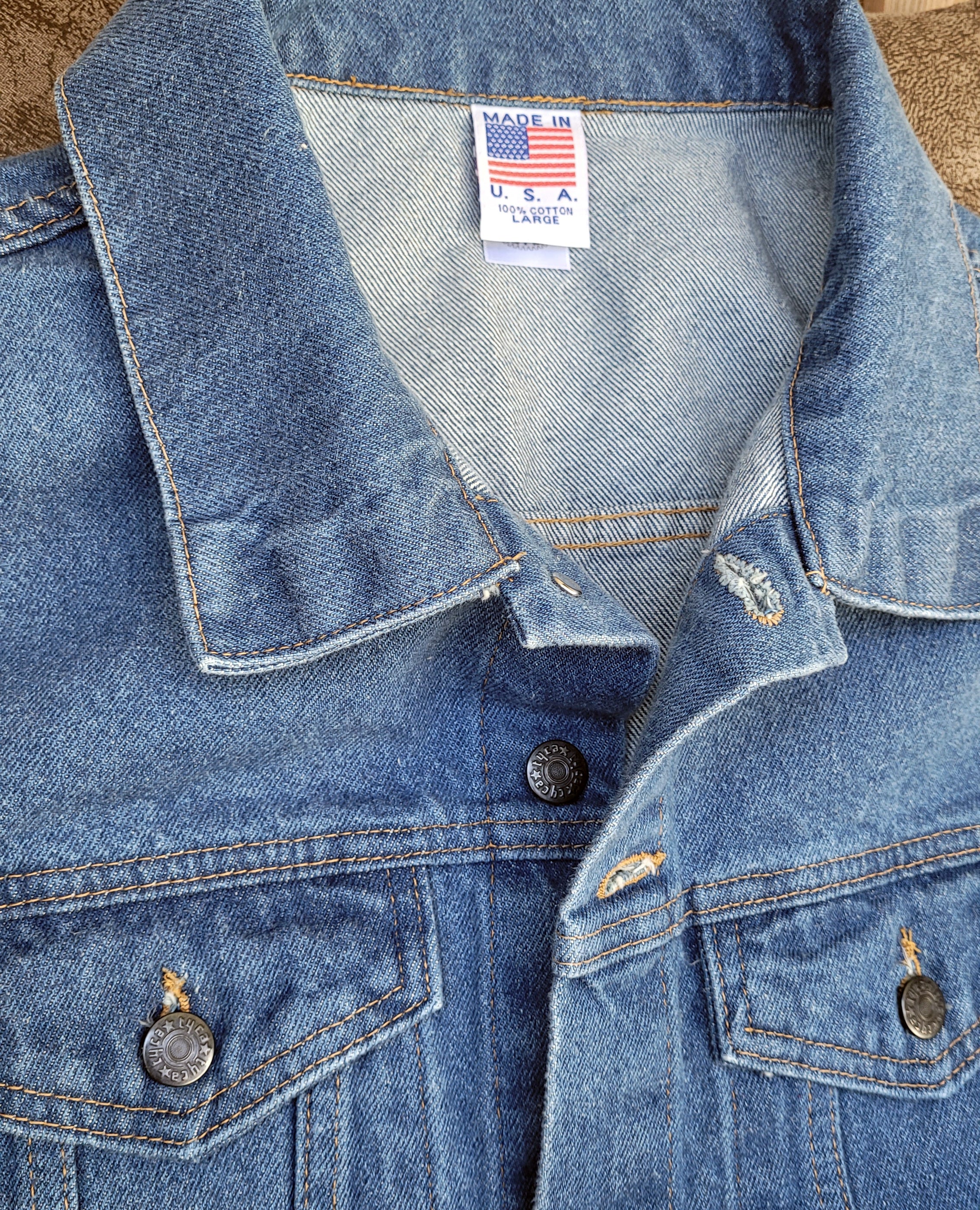 Made in usa denim jacket hotsell