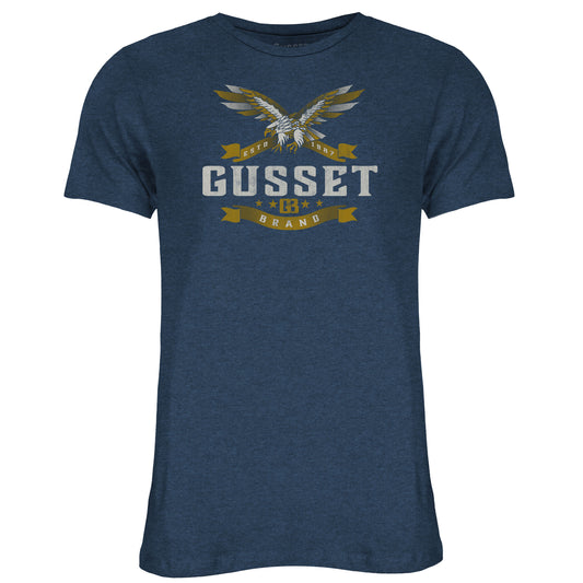 Gusset Brand Gold Graphic T-Shirt