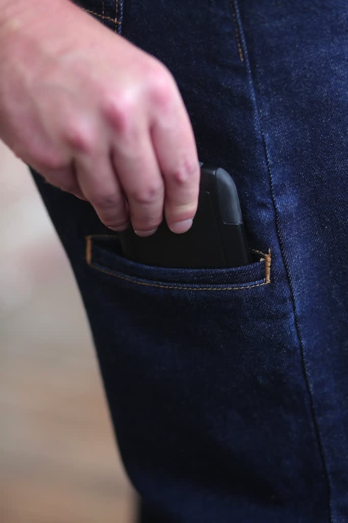 Discontinued Sizes - Lynchburg Regular Fit Six Pocket Stretch Jean - Industrial Blue