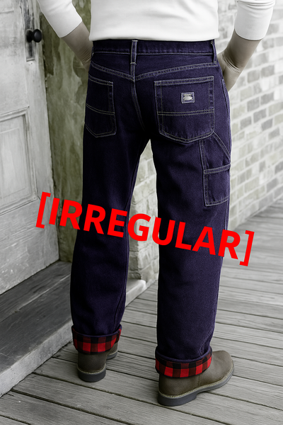 Flannel-Lined Hybrid Carpenter Jean - IRREGULAR – Diamond Gusset