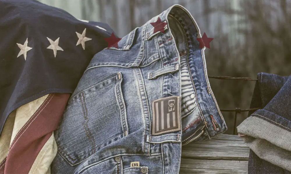 【KOOLOSET】Paneled Incision Washed Denim KOOLOSET】Paneled Incision Washed Denim