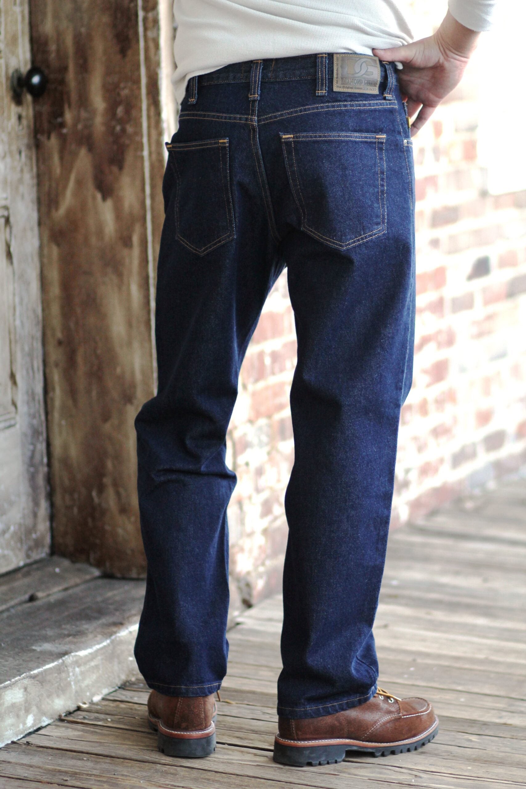 Big Men's Relaxed Fit - Industrial Blue – Diamond Gusset