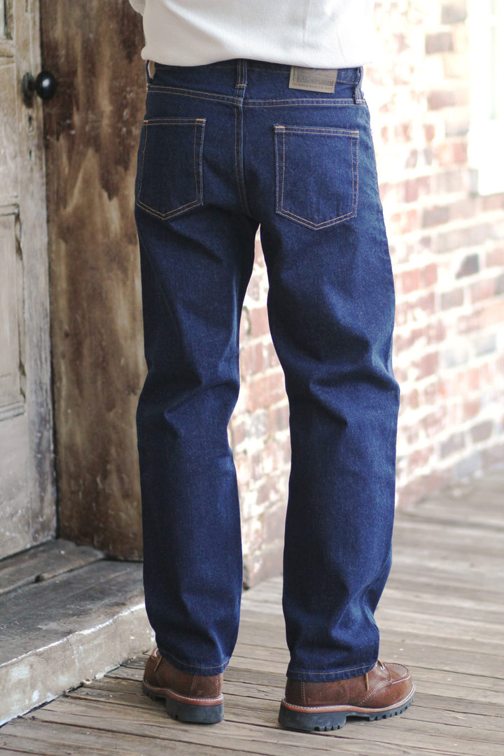 Gusset Easy Fit Jean - Black
