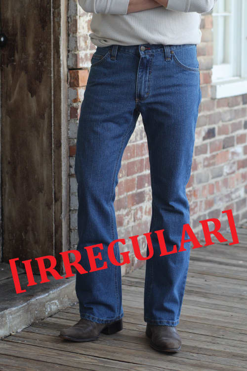 Backstage Slim Bootcut, Combined Washes - IRREGULAR